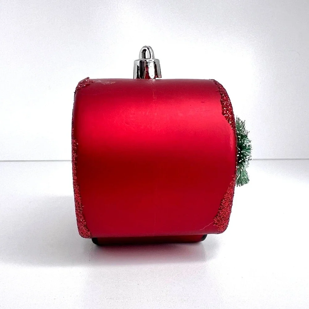 Camper Retro Red‎ Christmas Ornament Shatterproof